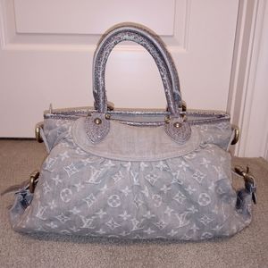 Louis Vuitton Neo Cabby MM Grey Denim
